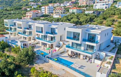 Moderní luxusní vila s výhledem na moře, Veliko Brdo, Chorvatsko