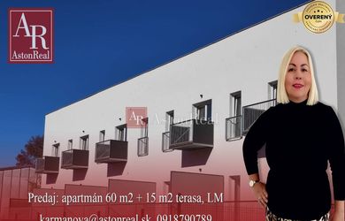 Predaj: apartmán 60 m2 + 15 m2 terasa, Liptovský Mikuláš