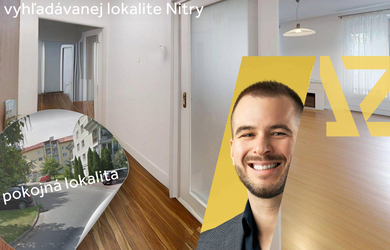AZ. Prémiový podkrovný štvorizbový byt vo vyhľadávanej lokalite Nitry
