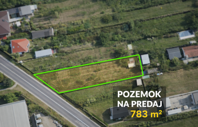Stavebný pozemok so sieťami v Záhorskej Vsi – 783 m²