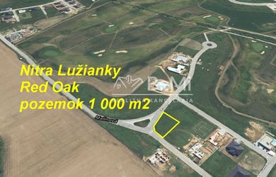 Nitra Lužianky RED OAK golf  pozemok 1 000 m2 ID 599-14-MIG