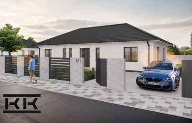 Moderný nízkoenergetický 5 izbový rodinný dom v Šúrovciach