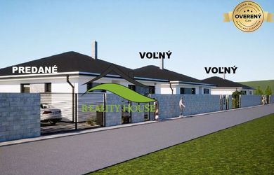 Murovaná Novostavba - Rodinný dom s pekným pozemkom 800m2