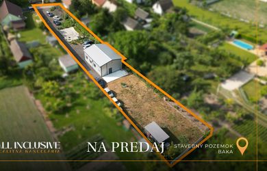 ALL INCLUSIVE | Na predaj pozemok s halou v Bake