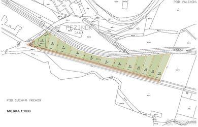 Pozemok v blízkosti lesa NA PREDAJ - Pezinok Cajla od 480 do 940 m2