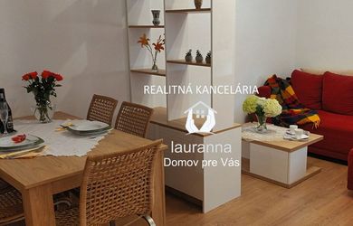 Moderne zariadený 2 izbový byt v centre mesta