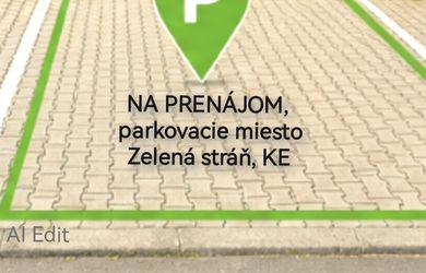 Na prenájom - parkovacie miesto, Košice III.