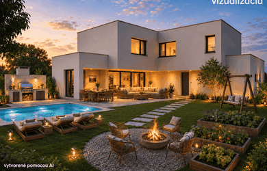 Novostavba - 5izb, dom 260m2, pozemok 801m2, tep.čerpadlo, dvojgaráž