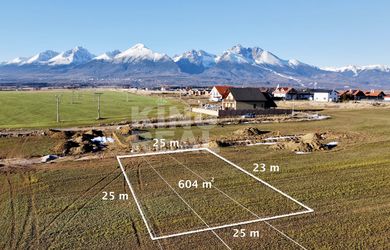 Stavebný pozemok v obci Mlynica, okr. Poprad