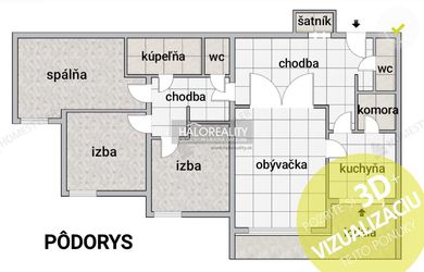 HALO reality - Predaj, štvorizbový byt Bratislava Staré Mesto, Tichá - EXKLUZÍVNE HALO REALITY