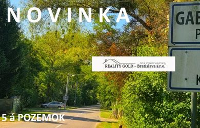 5 á pozemok pre rekreačný dom GABĆÍKOVO PRÍSTAV - smer Bodíky - 35 min. od Bratislavy !! ......................................................